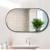 Bathroom Mirror for Wall With Black Frame 400X800mm