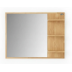 Bathroom Mirror with Built-In Shelving 800x600mm