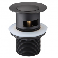 Pop Up Waste - Overflow - Black Pop Up Waste - Overflow - Black