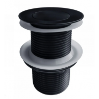 Pop Up Waste - Non Overflow - Black Pop Up Waste - Non Overflow - Black