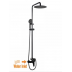 Shower Mixer Combination Round SS2153-200R11-B - Black