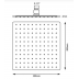 Shower Mixer - Square Series FA0106 + Ceiling Mount Raining Shower Head