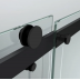 Shower Glass - Rock Series Sliding Door (1370x2100mm) Black Shower Glass - Rock Series Sliding Door (1370x2100mm) Black