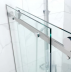 Shower Glass - Rock Series Sliding Door RCM1200 Brushed Nickel Frame