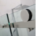 Shower Glass - Rock Series 2 Sides Frameless Glass RCM1170x870 Brushed Nickel Frame
