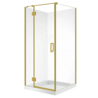 Shower Glass - Stream Series 2 Sides Swing Door 1200x1000mm Golden Frame