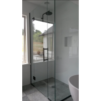 Shower Box - Stream Series 2 Sides Swing Door (870x870x1950mm) - Black