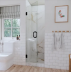 Shower Glass - Stream Series Tight space configurability 600-800mm Black