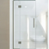 Shower Glass - Stream Series Swing Door 970mm Brushed Nickel Frame Shower Glass - Stream Series Swing Door 970mm Brushed Nickel Frame