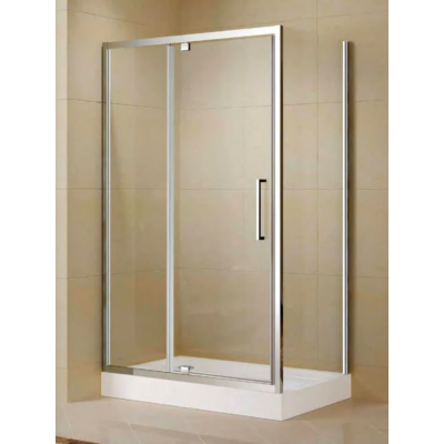Shower Glass - ZENITH Series Square FRONT Pivot Door (1200x900x1950mm)