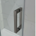 Shower Glass - Stream Series Swing Door 970mm Gunmetal Grey Frame Shower Glass - Stream Series Swing Door 970mm Gunmetal Grey Frame