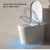 Smart Toilet - Smart Modern Bidet Toilet, with Heated Seat, Dual Auto Flush #802C