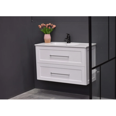 Vanity - Jess Series H900 Wall Hung White - 100% Water Proof