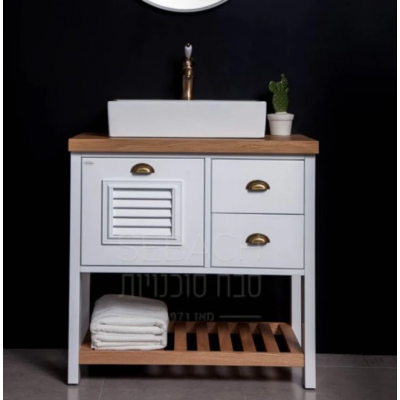 Cabinet  - Elite Series 800mm Freestanding Vanity with counter top