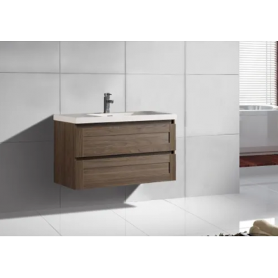 Vanity - Vela Series 1200 White Acrylic Basin With Double Drawers