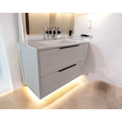 Vanity - Jess Series Wall Hung White - 100% Water Proof