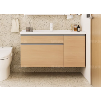 Vanity - Multiple Plywood Vanity in Wooden Color - 100% Water Proof