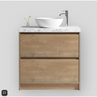 Vanity - Etham Series with Stone Top 900mm - Wood