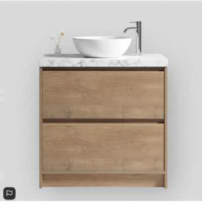 Vanity - Etham Series with Stone Top 900mm - Wood