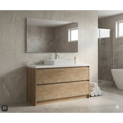 Vanity - Etham Series with Stone Top 1200mm - Wood