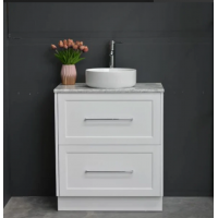 Vanity - Jess Series Freestanding With Quartz Stone Counter Top 1000mm In White