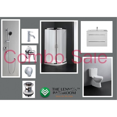 Bathroom Combo With 900mm Wall Hung Vanity