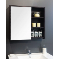 The European Bathroom Mirror Cabinet 100% WaterProof - 700 Black