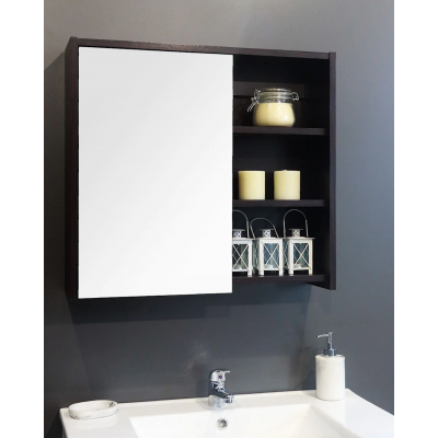 The European Bathroom Mirror Cabinet 100% WaterProof - 900 Black