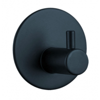 Robe Hook - Round Wall Hung Series 2200-01Matt Black