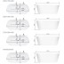 Freestanding Bath Royce Oval 1800mm 