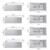 Freestanding Bath - Cathy Rectangle 1700mm