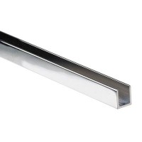  Aluminium U-Channel for 10mm Glass Shower Screens