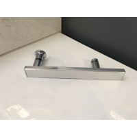 Shower glass door handle - 130mm Flat tube