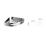 Bathroom Corner Shelf Basket - 304 Stainless Steel