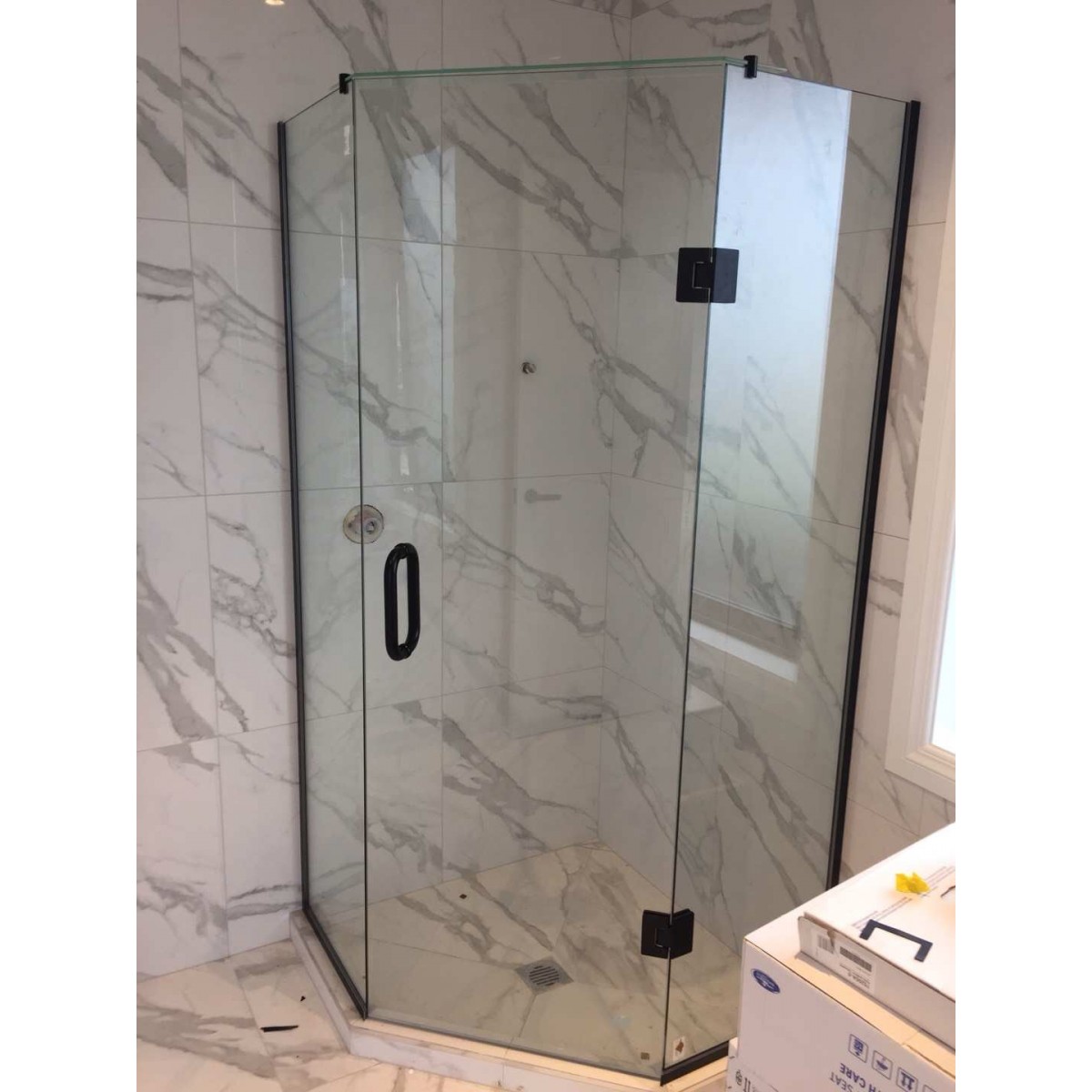 Shower Box Cave Series (1000x1000x1900mm) Blacklennoxbathroom