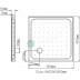 Shower Box - Gulf Series 2 Sides (900x900x1950mm) Folding Door