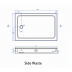 Shower Tray - Rectangle Series 1200X1000mm Side Shower Tray - Rectangle Series 1200X1000mm Side