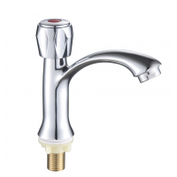 Single cold water wash hand basin tap faucet for bathroom