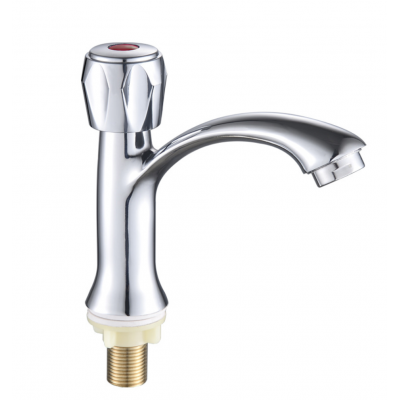 Single cold water wash hand basin tap faucet for bathroom