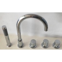 Bathtub mixer tap / countertop mixer Round 25002