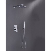 Shower Mixer Combination Square L005D -Set