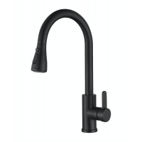Kitchen Sink Mixer - Round Series KF1019B - Matt Black