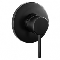 Shower Mixer - Round Series 129CP - Black