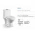 Children sanitary ware small size washdown one piece kid toilet - S Pan