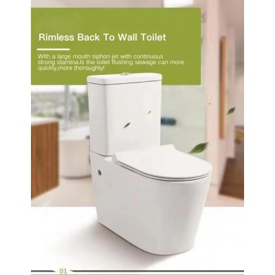 Toilet Suite - BTW Bella Rimless Flushing - A3314