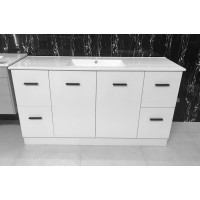 Vanity - Misty Series Free Standing 1500F White - 100% Water Proof