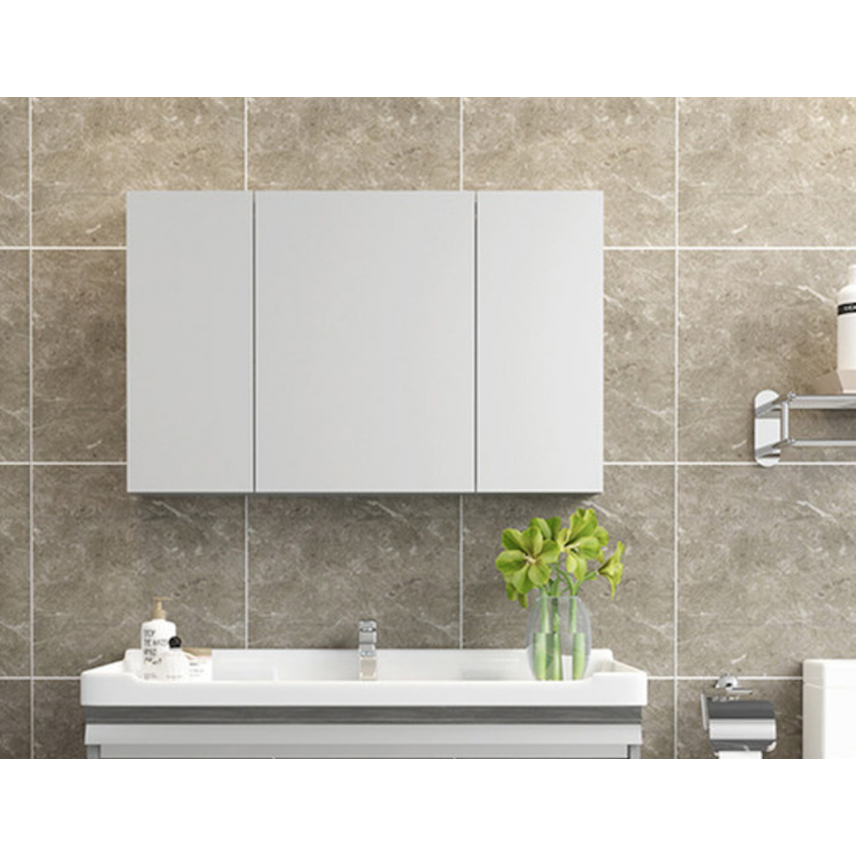 LED Bathroom Mirror 900x160x650 mm