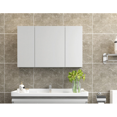 Bathroom Mirror Cabinet 900x130x600 mm - White