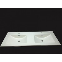 Ceramic Cabinet Basin - Rectangle Series 1200 Double