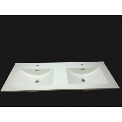 Ceramic Cabinet Basin - Rectangle Series 1200 Double